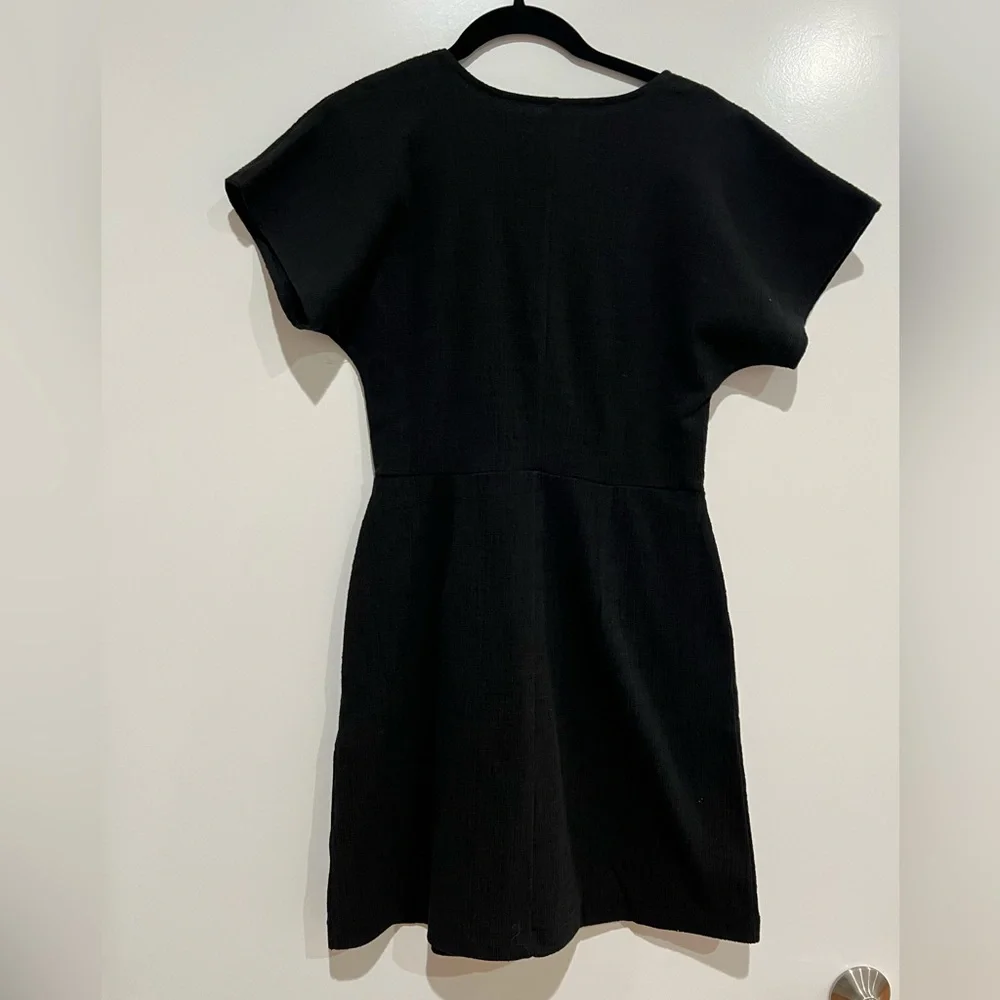 Madewell Cross-Front Flutter-Sleeve Mini Dress - Picture 5 of 6